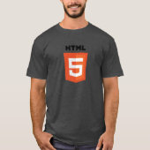 HTML5ロゴTシャツ Tシャツ (正面)