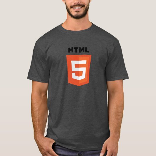 HTML5ロゴTシャツ Tシャツ (正面)
