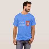 Html5未来のブラウザのTシャツ03 Tシャツ (正面フル)