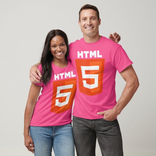 Html5 Html Logo Web Programmer Nerd Funny Computer Tシャツ (ユニセックス)
