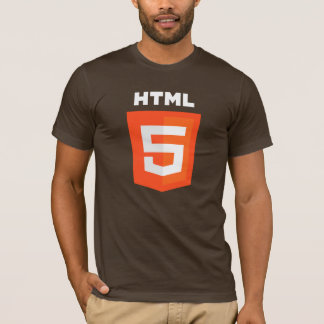 HTML5 Tシャツ(ブラウン) Tシャツ