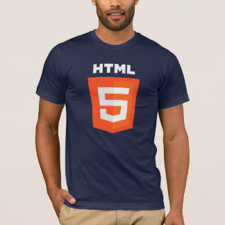HTML5 Tシャツ(暗いTシャツで) Tシャツ