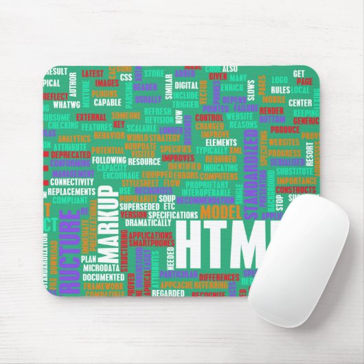 HTML 5かHTML5 マウスパッド (マウス)