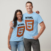 HTML 5のロゴ Tシャツ (ユニセックス)