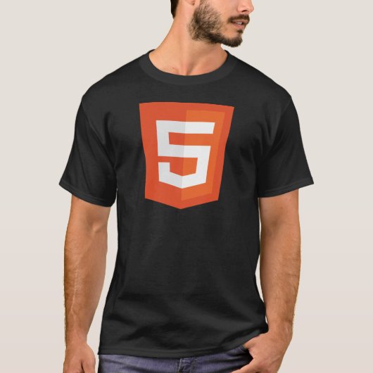HTML 5のワイシャツ Tシャツ (正面)
