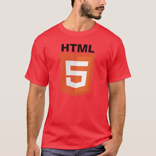 HTML 5のTシャツ Tシャツ (正面)