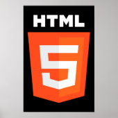 HTML 5ロゴ ポスター (正面)