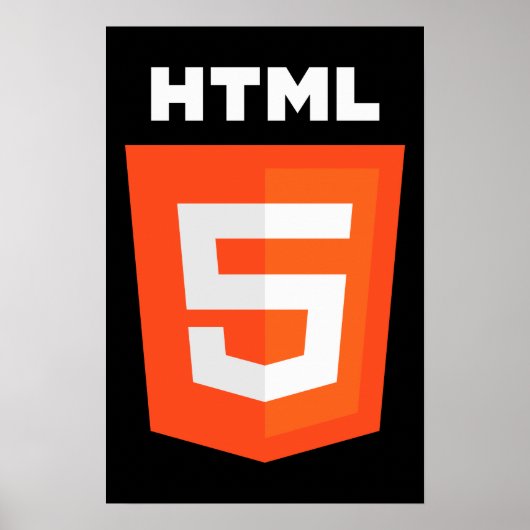HTML 5ロゴ ポスター (正面)