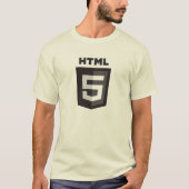 HTML 5 オーガニック Tシャツ (正面)
