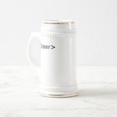 HTML <beer> ステイン ビールジョッキ (正面左)