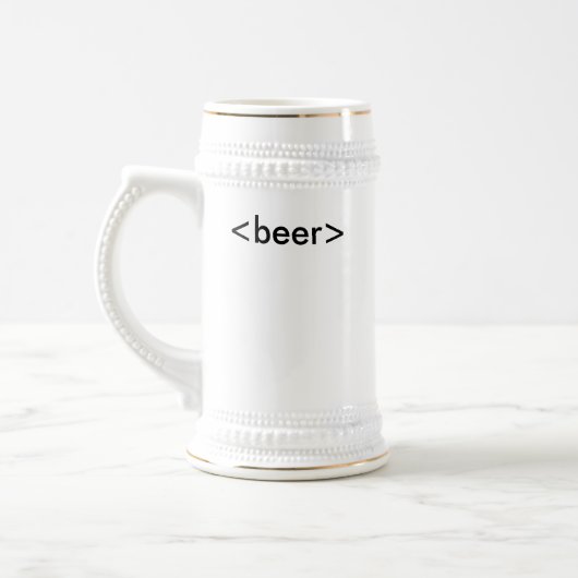HTML <beer> ステイン ビールジョッキ (左)