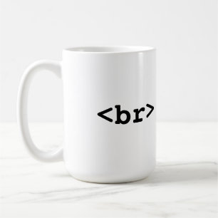 HTML/CSSのコーヒー・マグ(#c0ffee <br>、休憩) コーヒーマグカップ