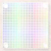 HTML Webセーフカラー ガラスコースター (裏面)