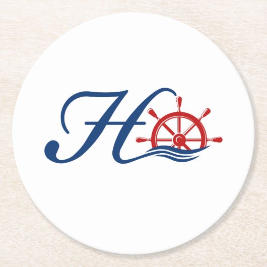 HTOC紙コースター ラウンドペーパーコースター (正面)