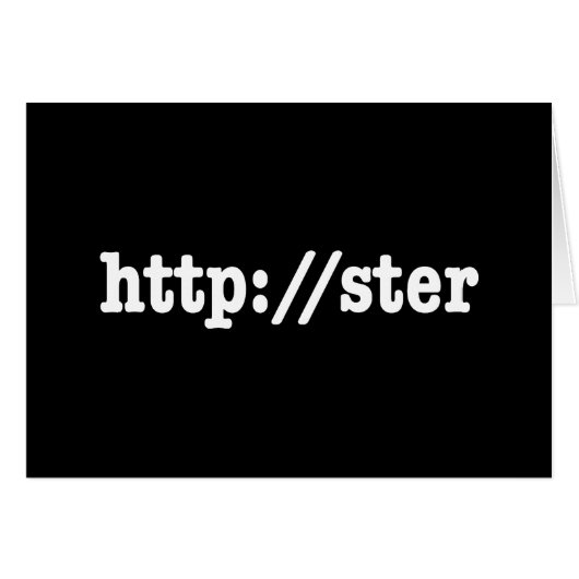 http://ster / htmlコードのグリーティングカード (正面横)