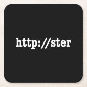 http://ster / htmlコード スクエアペーパーコースター (正面)