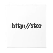http://ster / htmlコード ノートパッド (正面)