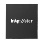 http://ster / htmlコード ノートパッド (正面)
