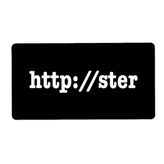 http://ster / htmlコード ラベル (正面)