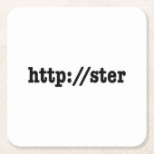 http://ster / html コード スクエアペーパーコースター (正面)