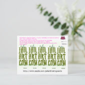 http://www.zazzle.com/jailarttradingcards ポストカード (スタンド正面)