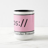 httpsハイパーテキスト転送プロトコルの保護 マグカップ (中央)