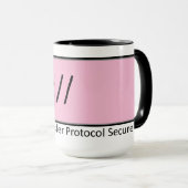httpsハイパーテキスト転送プロトコルの保護 マグカップ (正面右)