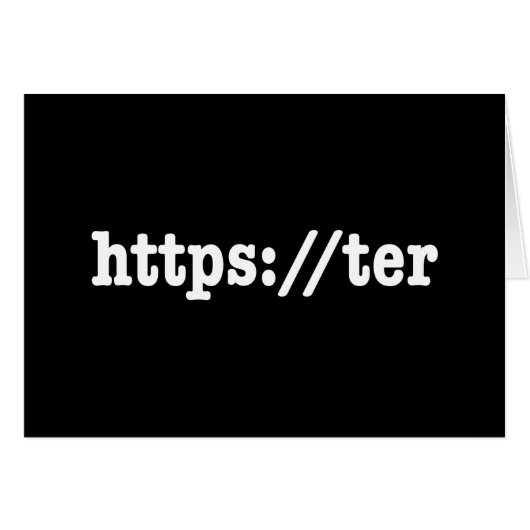https://ter / htmlコードのグリーティングカード (正面横)