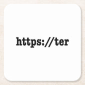 https://ter / htmlコード スクエアペーパーコースター (正面)