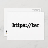 https://ter / htmlコード ポストカード (正面/裏面)