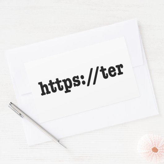 https://ter / htmlコード 長方形シール (封筒)