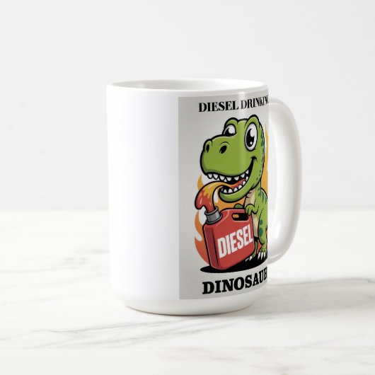 https://www.zazzle.co.uk/diesel_drinking_dinosaur_ コーヒーマグカップ (正面右)