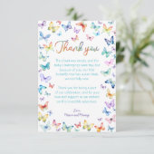 https://www.zazzle.com/butterfly_baby_shower_photo サンキューカード (スタンド正面)
