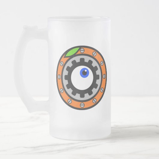 https://www.zazzle.com/collections/clockwork_orang フロストグラスビールジョッキ (左)