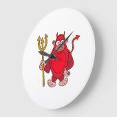 https://www.zazzle.com/custom/clocks ラージ壁時計 (傾斜)