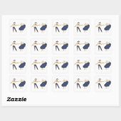 https://www.zazzle.com/cute_green_hi_heart_sticker スクエアシール (シート)