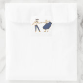 https://www.zazzle.com/cute_green_hi_heart_sticker スクエアシール (バッグ)