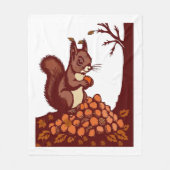 🐿️ https://www.zazzle.fr/couverture_polaire🍂 フリースブランケット (正面)