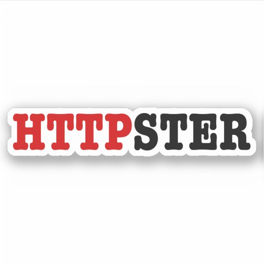 HTTPSTER シール (正面)