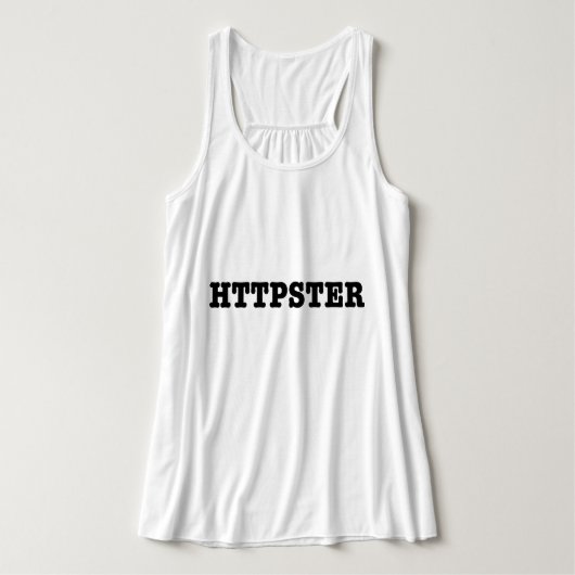 HTTPSTER タンクトップ (デザイン正面)