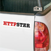 HTTPSTER バンパーステッカー (トラック上)