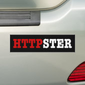 HTTPSTER バンパーステッカー (車上)