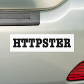 HTTPSTER バンパーステッカー (車上)