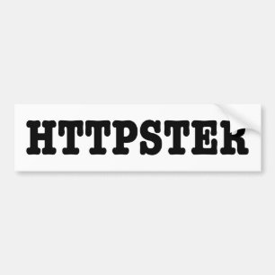HTTPSTER バンパーステッカー