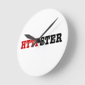 HTTPSTER ラウンド壁時計 (傾斜)
