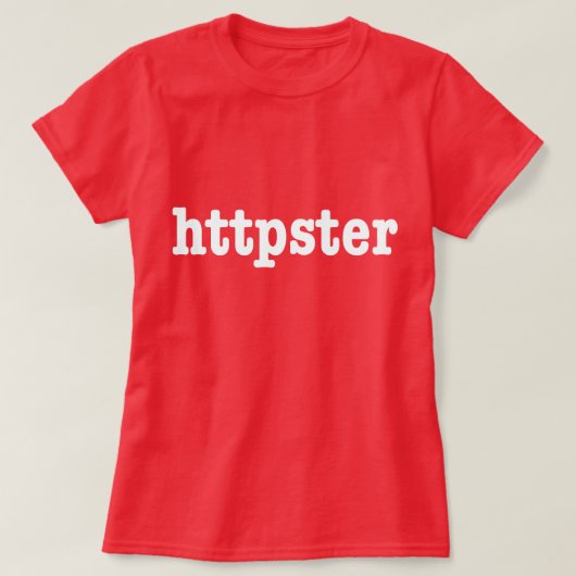 httpster tシャツ (デザイン正面)