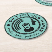 HTWOWのコースター ラウンドペーパーコースター (アングル)