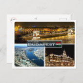 HUハンガリー – ブダペスト – ポストカード (正面/裏面)