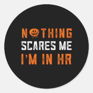 HuリソースHalloween Nothing私はHrにいる ラウンドシール