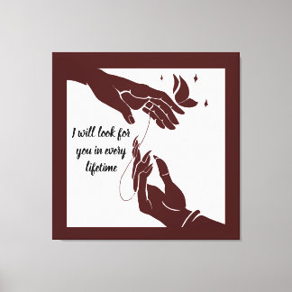 Hua Cheng and Xie Lian hands Tgcf キャンバスプリント
